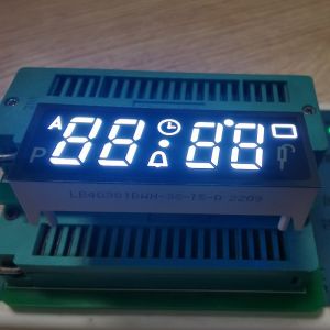 Ultra White 7 Segment LED Display 4 Digit Common Anode for Built-in Oven Timer