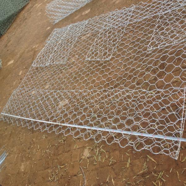 Galvanized Iron Wire Woven Gabion Baskets Retaining Wall