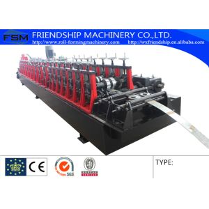 Cheap Automatic Punching Galvanized Steel Rack Roll Forming Machine With Gearbox Driven for sale