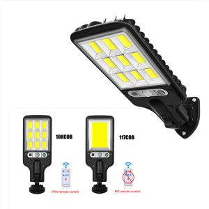 Solar Street Lights Outdoor with 3 Light Modes Waterproof Motion Sensor Security