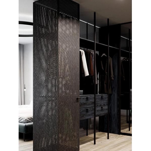 Customize Colorful Perforated Stainless Steel Sheet For Indoor Partitions Wall Decorations