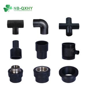 PE100 SDR11 Butt Welding HDPE Fitting for Water Supply Pipe Injection Molded