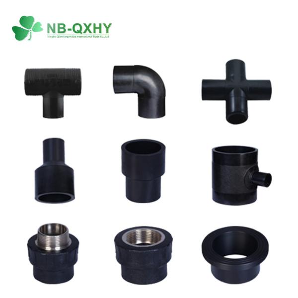PE100 SDR11 Butt Welding HDPE Fitting for Water Supply Pipe Injection Molded