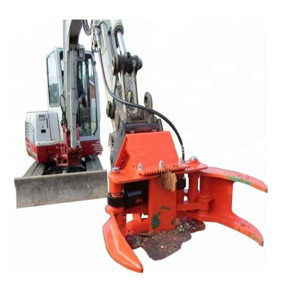 Red YAKAI Excavator Hydraulic Shear 42CrMo CTHB Forestry Tree Shear