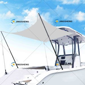 China 8ft Heavy Duty Sunshade Pole | Designed for Outrigger Use - Glossy Black on sale