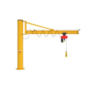 Heavy Duty Jib Crane Column Mounted Type With Electric Hoist & Remote Control