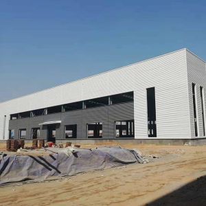 Long Span Prefabricated Steel Structure Portal Frame Warehouse Project