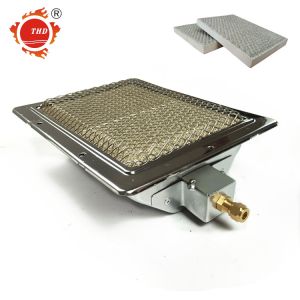 HD220 Ceramic Gas BBQ Grill Burners Infrared Energy Saving With Brass Nozzle