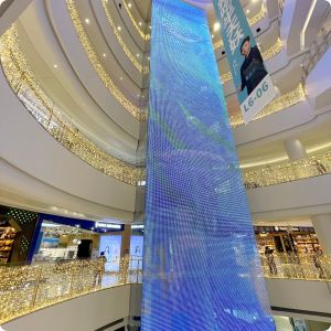 Panoramic LED Mesh Screen 4mm Pixel Pitch For Architectural Landscape Lighting