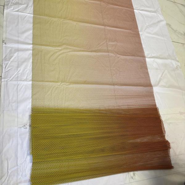 Aluminium Chain Curtain Decorative Drapery Fabric Wire Mesh Coil Mesh Ceiling