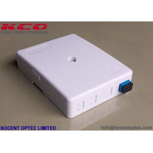 China KCO-FTB-02N 2 Port 2 Core Fiber Optical Termination Box FTTH Indoor Face Plate Socket SC/UPC SC/APC on sale