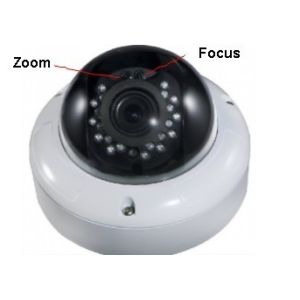 3 - Axis Bracket Built - in LED IR Vandal Proof Dome Camera With 20M IR Working