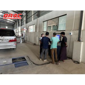 Vehicle Inspections Equipments Vehicle Test Lines For Cars 4 In 1 Axle Load Side