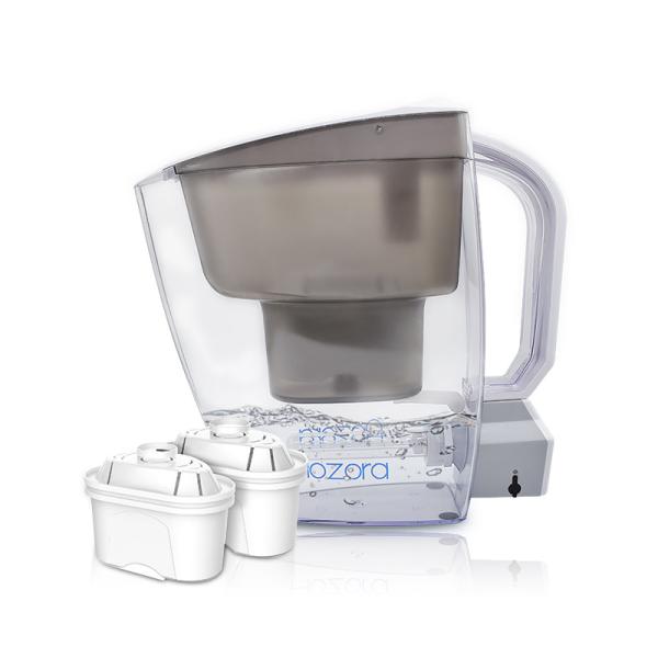 Defeating Germs Water Purification Pitcher Filter System With UV Disinfection
