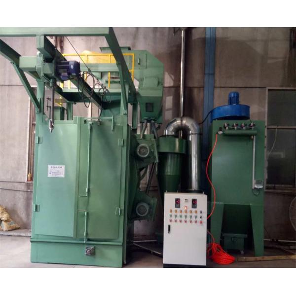 Single Hook Automatic Shot Blasting Machine , Castings Cleaning Shot Blasting