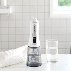 Cheap Rechargeable Cordless Water Flosser Teeth Cleaner With LED Display for sale