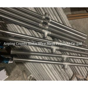 Round 316L Stainless Steel Filter Element 30mm Slot Wedge Wire Pipe Non Magnetic