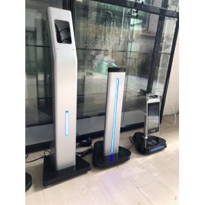 1080P HD Face Recognition Infrared Thermometer IR Body Temperature Check Kiosk