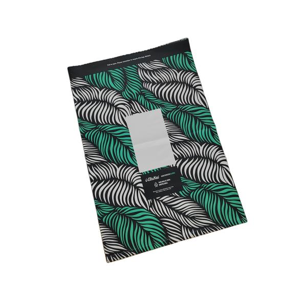 Quality LDPE Plastic Poly Auto Mailer Bag Fan Folded Mailing Bags On A Roll Customized Size wholesale