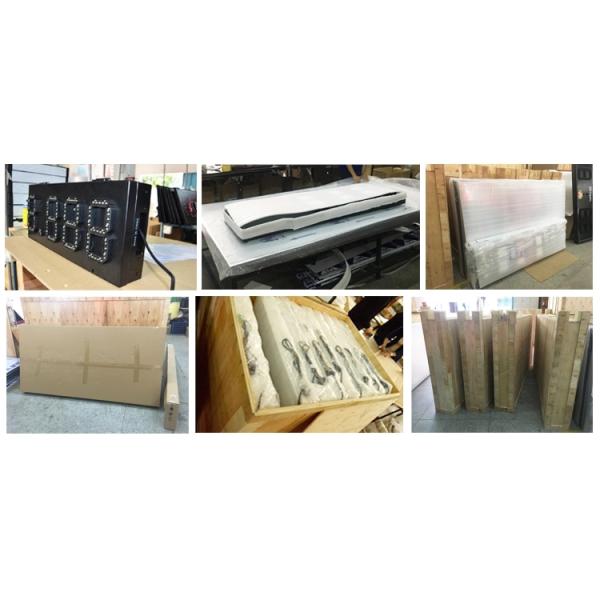 Colorful Gas Sign Full Color Outdoor Advertising Led Display 2 Years Warranty