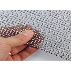 Corrosion Resistant Crimped Woven Wire Mesh Square Hole Shaped For Mine Sieving