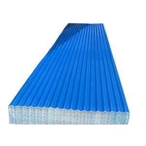 Corrugated Shape Waterproof Plastic PVC Roof Tiles With Accessories 1130mm Width