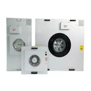 Noise Level 45 DB White Fan Filter Unit 650 X 650 X 350mm For Industrial