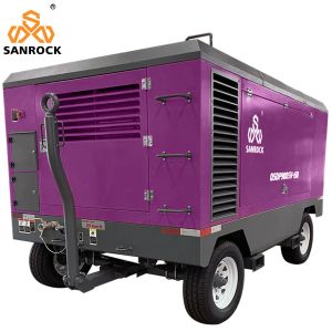 Mining High Pressure Air Compressor Screw Direct Driven Mobile Air Compressor