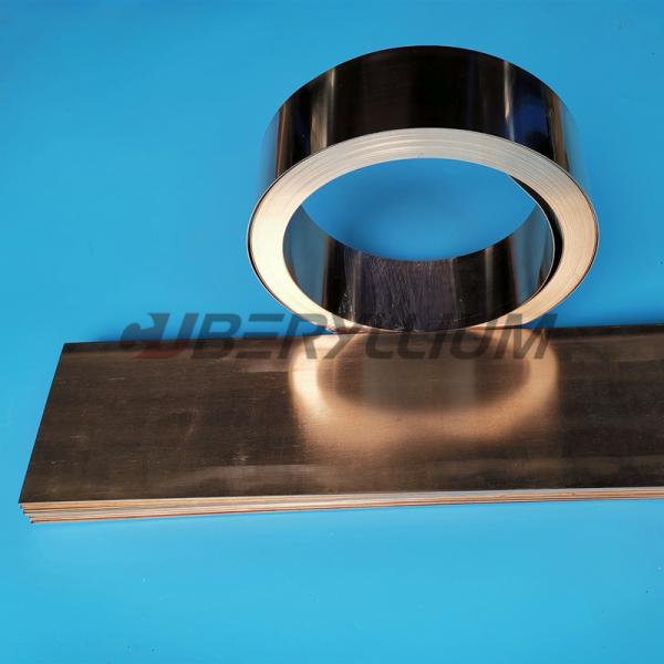 Thermal Conductivity CuBe2 Beryllium Copper Strips For Spline Shafts / Pump