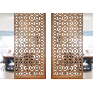 Stainless Steel Decorative Metal Screen Panels With Partitioning / Concealing Function