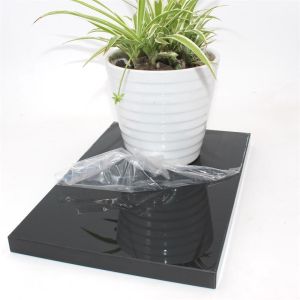 gloss black color acrylic laminated mdf board in 4x10ft