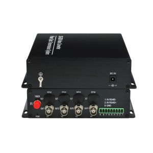 4 Channel video multiplexer Optic to Coaxial Converter for hd camera DC5V EPS