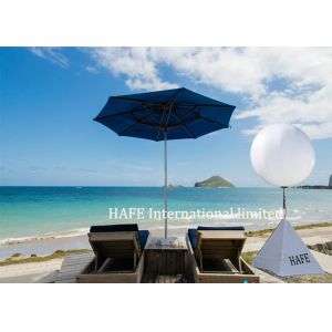 2000W Light Up Balloons Comfortable Day And Night Seaside Decoration Lighting