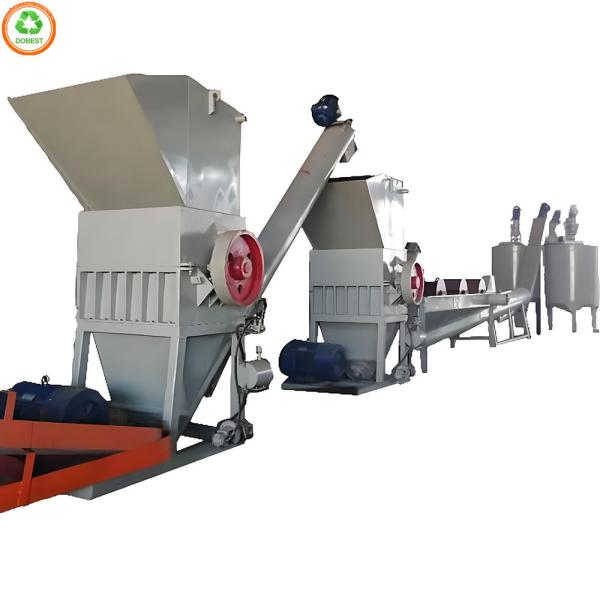 Professional PE/PP Film Recycling Crushing Washing Drying Line with Cleaning