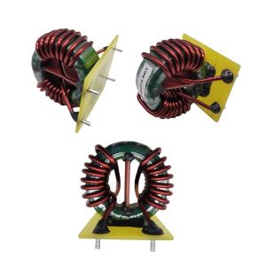 Cheap Customized design PFC Choke Coil Filter CMC Common Mode Ferrite Core toroid PFC Inductor With Base for Switching Power Supplies for sale
