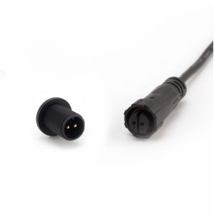 Copper 2 Pin Waterproof Electrical Connector PA66 IP67 For Aviation