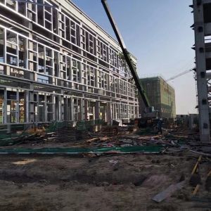 Custom Prefabricated Steel Structure Building Q235B Q345B Flat Pack