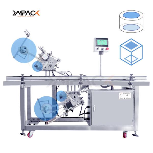 YM220 Top And Bottom Double Side Flat Surface Labeling Machine for Small