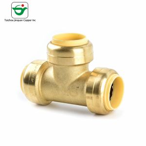 AB1953 Approved 1/2" 3/4" 1" Brass T Connector Fitting