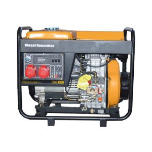 3 Phase 5000W Portable Small Portable Generators Open Type Hand Start