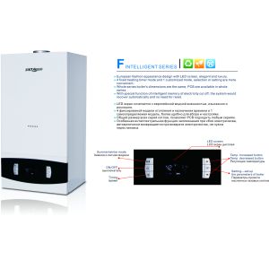 Cheap Stable Wall Hung Gas Boiler Water Flow And Temperature Double Control for sale