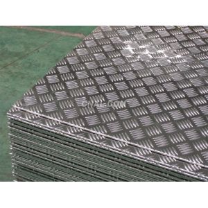 Anti - Slipping 5052 Aluminium Checker Plate Flooring 20mm-2000mm Width
