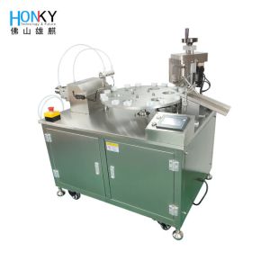 Desktop Double Head Bottle Filling and Capping Machine with Ceramic Pump and 304