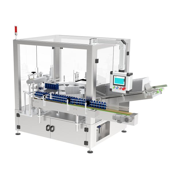 Quality Multi Bottle Cartoning Machine With Servo-driven Clamps And Dual-row Diversion For Efficient Packaging Of Various Bottle Types wholesale