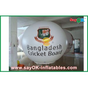 China White PVC Advertising Helium Balloon 6M Inflatable For Outdoor Show Event on sale