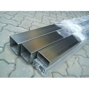 ISO9001 Passed Hollow Stainless Steel Rectangular Tube Annealing Surface For