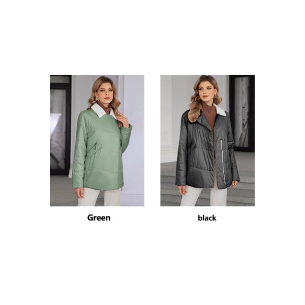 Padded coat, Woman Sping Autumn Coat For Mid Aged Women, big size, for europe winter, short coat, double pockets,