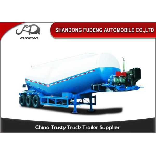 Quality 30-60 Cubic Meter Bulk Cement Tanker Trailer 3x13 Ton Axle Steel Q345B End Plate wholesale