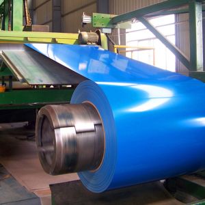 Cold Prepainted PPGI PPGL Galvanized Steel Coil Blue Color Zinc Coated 26 Gauge