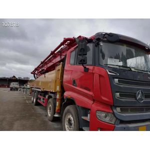 China Shacman 56m Used Concrete Pump Truck With Cylinder Diameter*Stroke 260/1900 Capacity on sale
